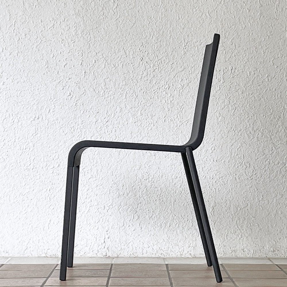 ヴィトラ vitra. ゼロスリー .03 ダイニングチェア スタッキングチェア マールテン・ヴァン・セーヴェレン Maarten Van Severen ブラック A ◇
