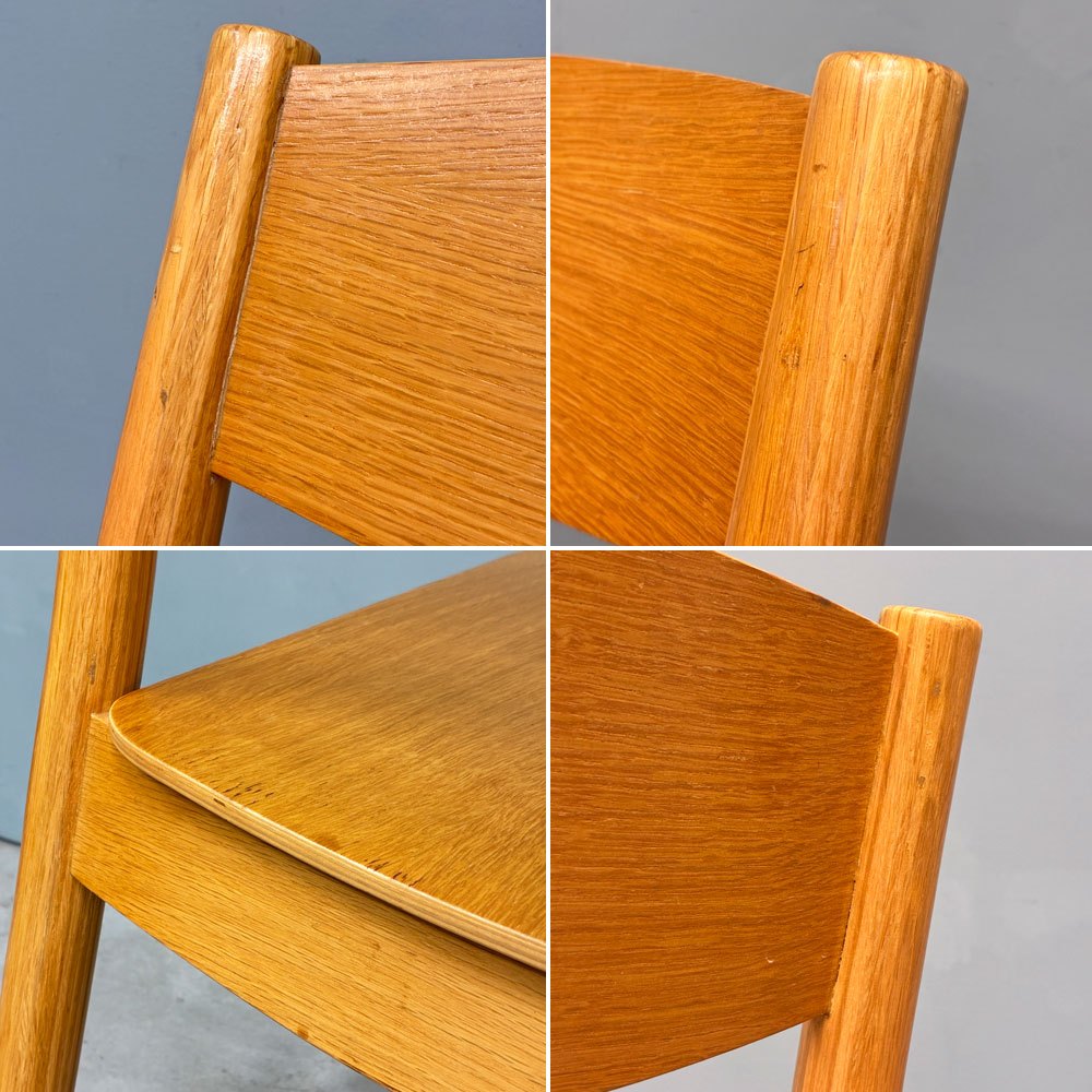 無印良品 MUJI リアルファニチャー REAL FURNITURE オーク材 ダイニングチェア ナチュラルテイスト 定価：￥25,000- A ◎