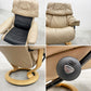 エコーネス EKORNES ストレスレスチェア Stressless レノ RENO リクライニングチェア オットマンセット ノルウェー Mサイズ 〓