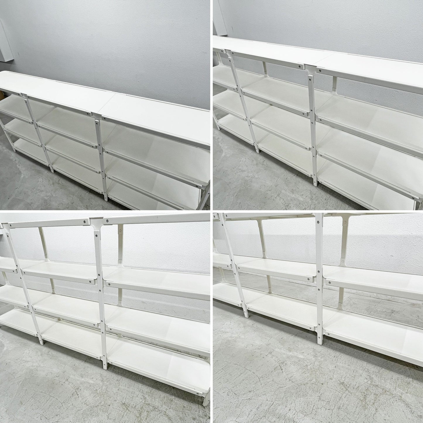 マジス MAGIS スティールウッド シェルビングシステム Steelwood Shelving System オープンシェルフ 3列3段 ホワイト ロナン＆エルワン・ブルレック 〓