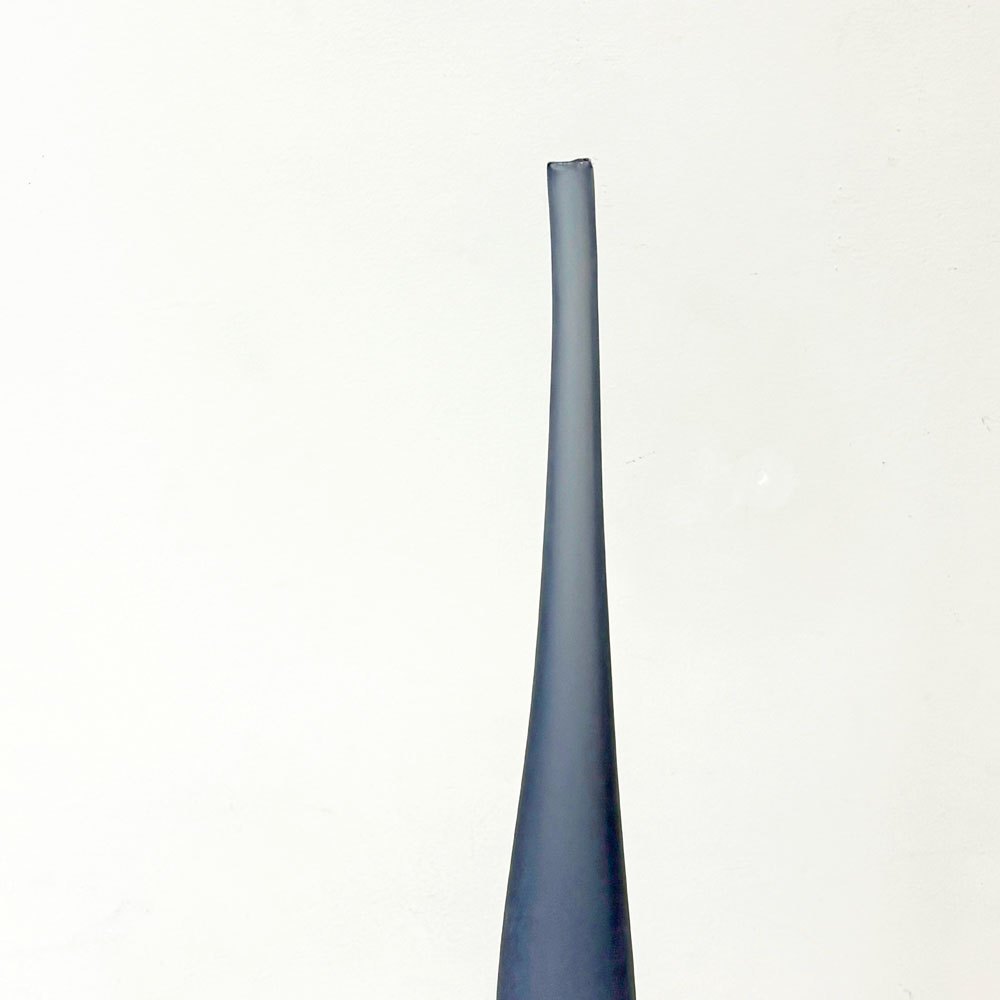 アーケード Arcade バンブーベース Bambu vase ガラスベース  フラワーベース ローラ・デ・サンティジャーナ イタリア ムラーノガラス ブルー  ●