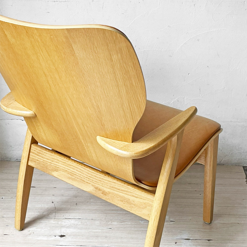 アルテック artek ドムス ラウンジチェア Domu Lounge Chair アームチェア オーク材 革張り スコープ SCOPE別注 イルマリ・タピオヴァーラ 北欧 フィンランド ★