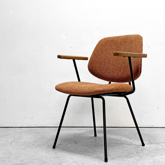 クラッシュゲート CRASHGATE ノットアンティークス Knot Antiques アボック ABOCK ダイニングチェア 肘付 アームチェア ファブリック オーク材 展示品 ●
