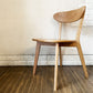 リセノ Re:CENO リバー RIVER Dining Chair ダイニングチェア オーク無垢材 ウレタン塗装 ナチュラルデザイン 定価￥19,900- B ◎