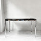 USM Haller USMハラーテーブル ワーキングデスク ダイニングテーブル オーク材 ブラック W125cm アジャスター付 スイス モダン ★