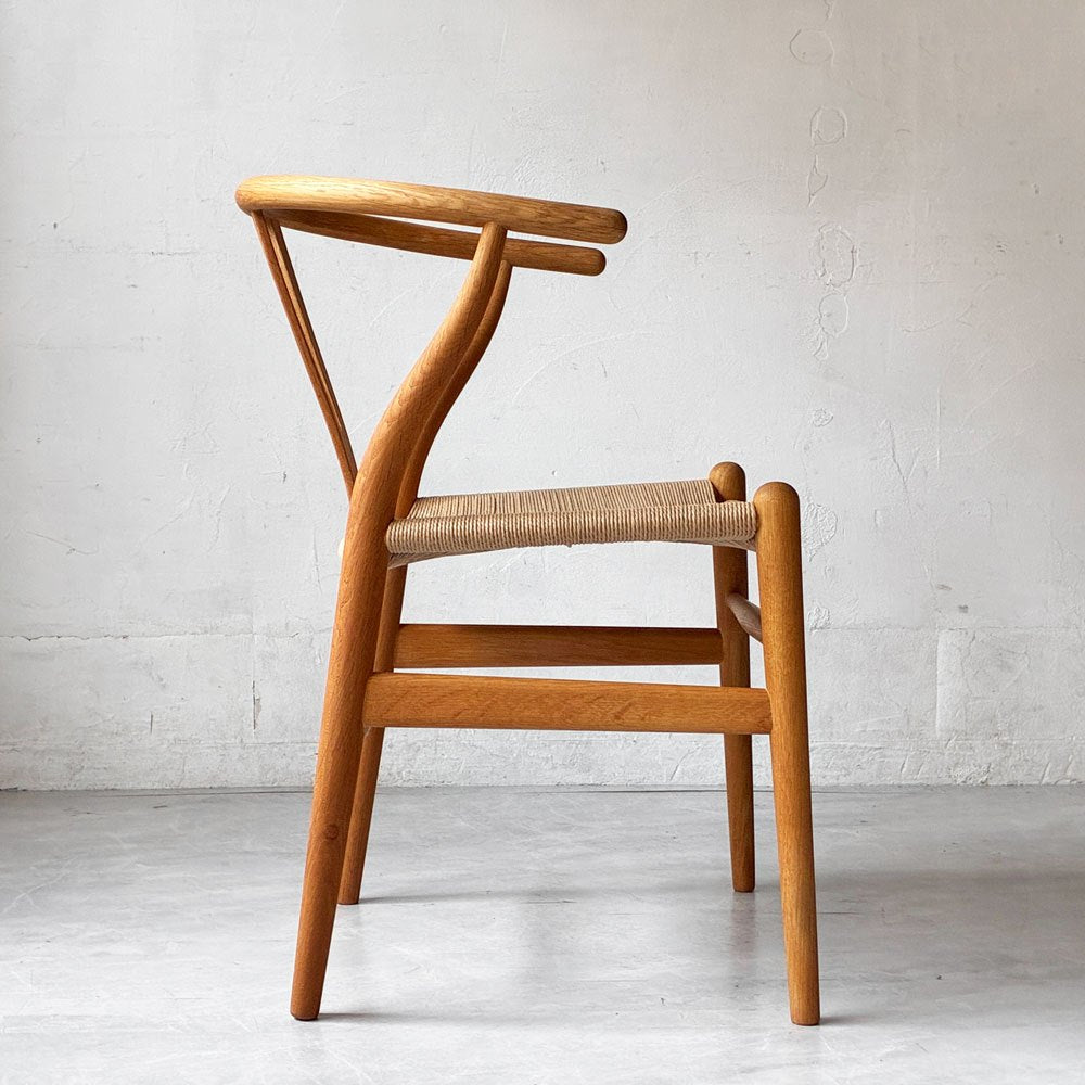 カールハンセン＆サン Carl Hansen & Son CH24 Yチェア オーク材 オイルフィニッシュ ハンス・J・ウェグナー 美品 ペーパーコード張替済 日本仕様サイズ ★