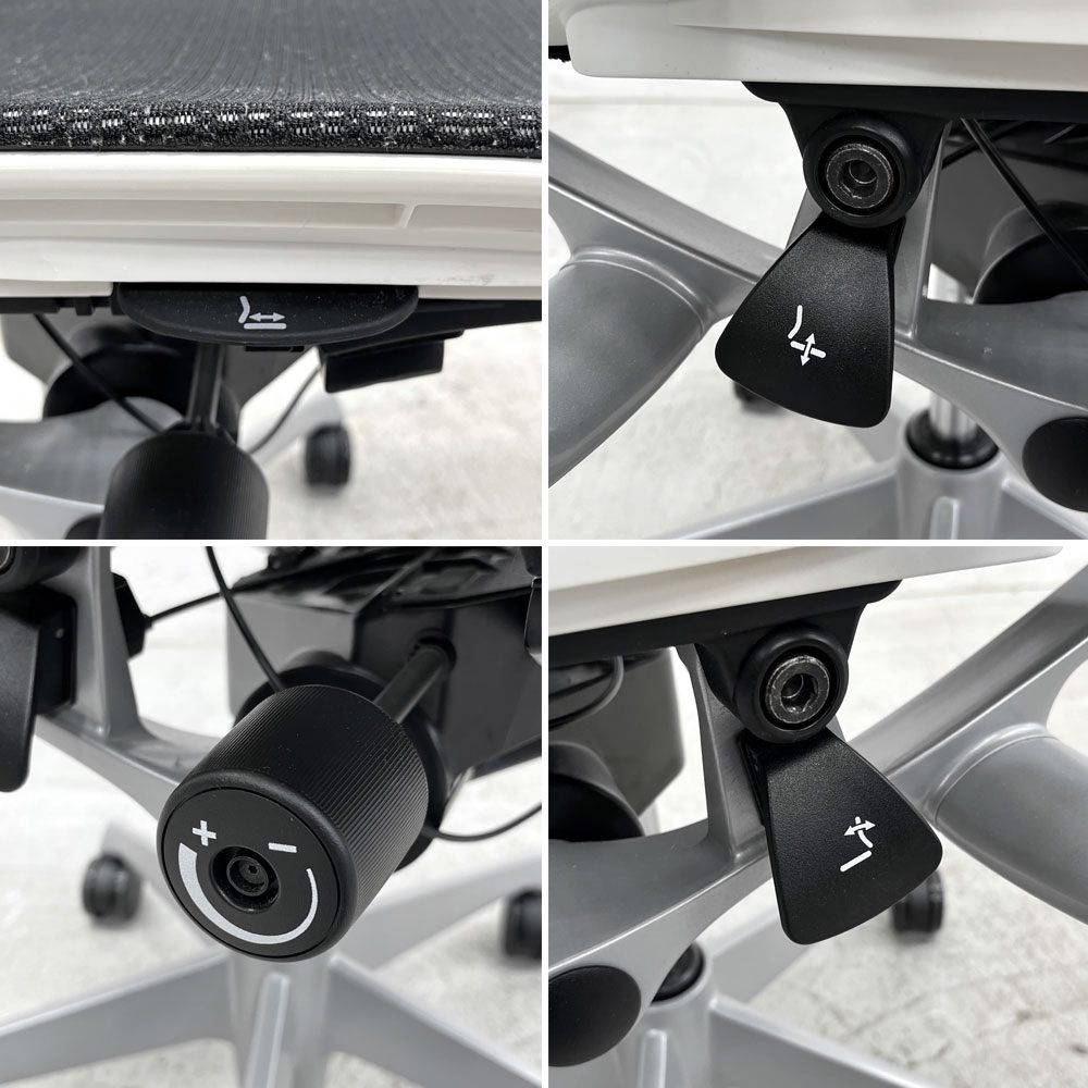 オカムラ okamura バロンチェア Baron Chair CP87BW エクストラハイバック オフィスチェア 固定ヘッドレスト アジャストアーム ジョルジェット・ジウジアーロ 〓