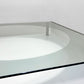 イデー IDEE トーキョー ローテーブル TOKYO Low Table ガラストップ モダン スチール プライウッド ホワイト クラウディオ・コルッチ ビンテージ ●