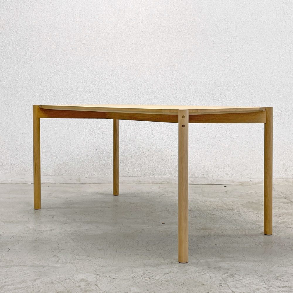 カリモクニュースタンダード Karimoku キャストール ダイニングテーブル CASTOR TABLE 150 国産ナラ材 ピュアオークカラー 定価145,200円 〓