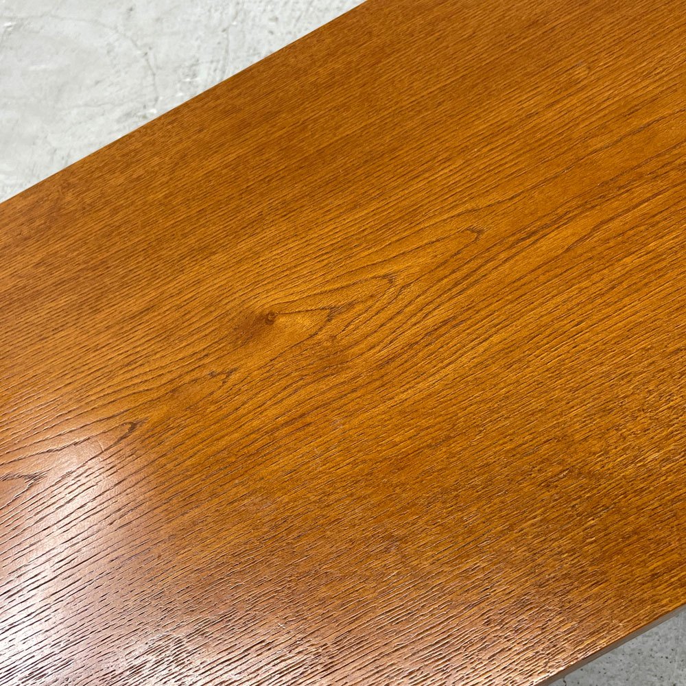 パシフィックファニチャーサービス P.F.S. ローテーブル DH TEA TABLE Sサイズ ナラ材 ダークブラウン 定価52,800円 美品 〓