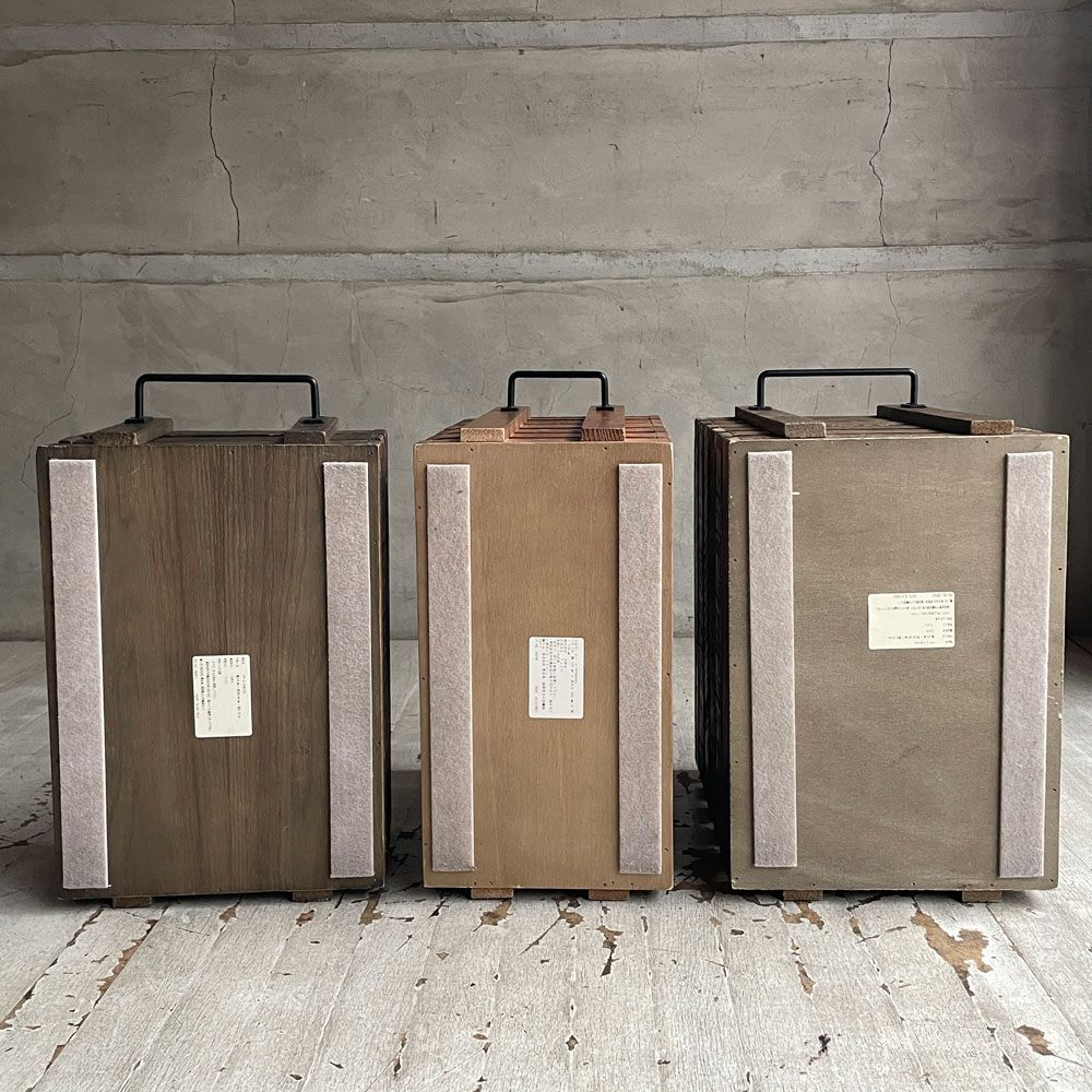 クラッシュゲート CRASH GATE ノットアンティークス Knot Antiques ポコボックス POCO BOX ニレ古材 関家具 3個セット ♪