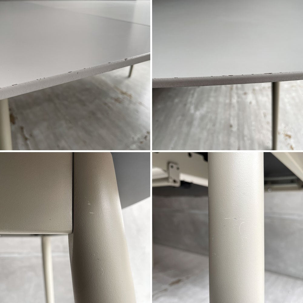 ボーコンセプト BoConcept キングストン Kingstone 伸張式ダイニングテーブル エクステンション マットホワイト ラッカー仕上げ 160-230cm 北欧 デンマーク 定価￥205,900- ♪