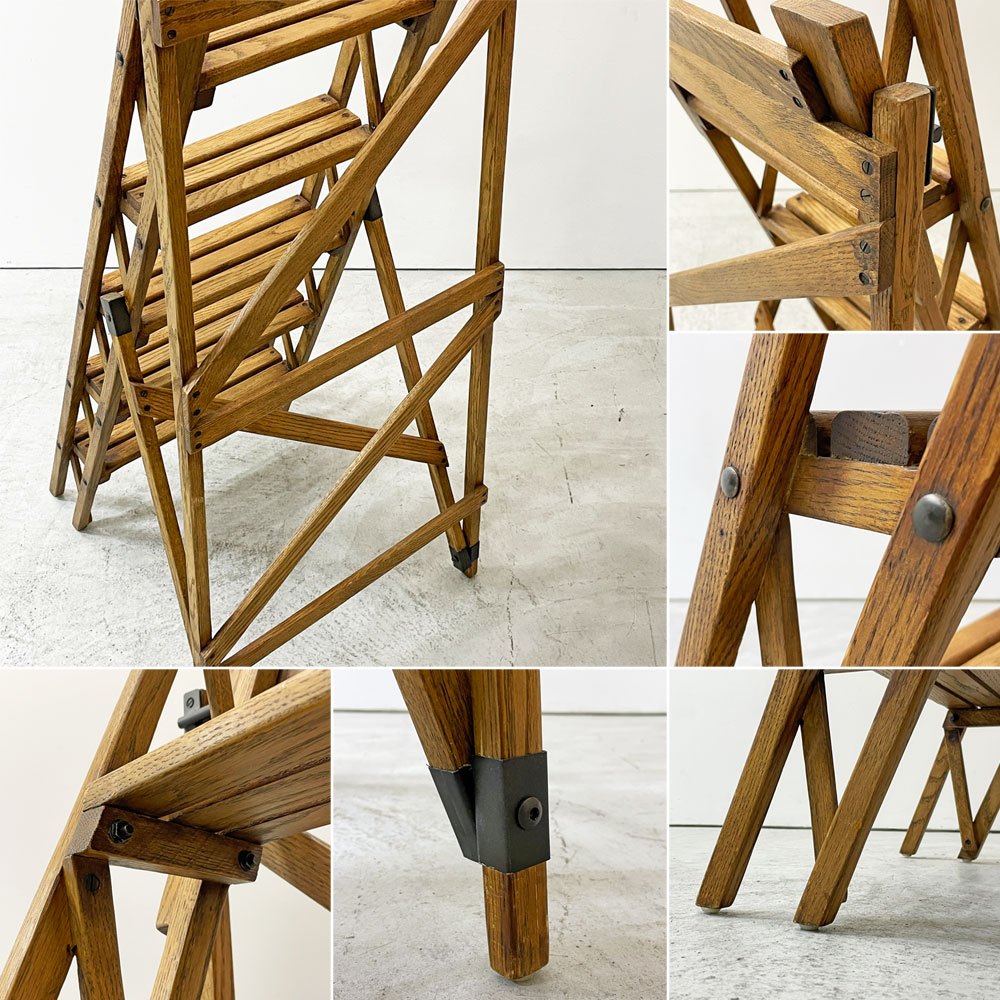 クラッシュゲート CRASH GATE ノットアンティークス Knot antiques ペーターラダー PATER LADDER ディスプレイラック 梯子 ホワイトオーク ビンテージスタイル ●