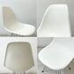 ハーマンミラー HermanMiller × ヴィトラ vitra Wネーム サイドシェルチェア ポリプロピレン エッフェルベース ホワイト C&Rイームズ 現状品 ●