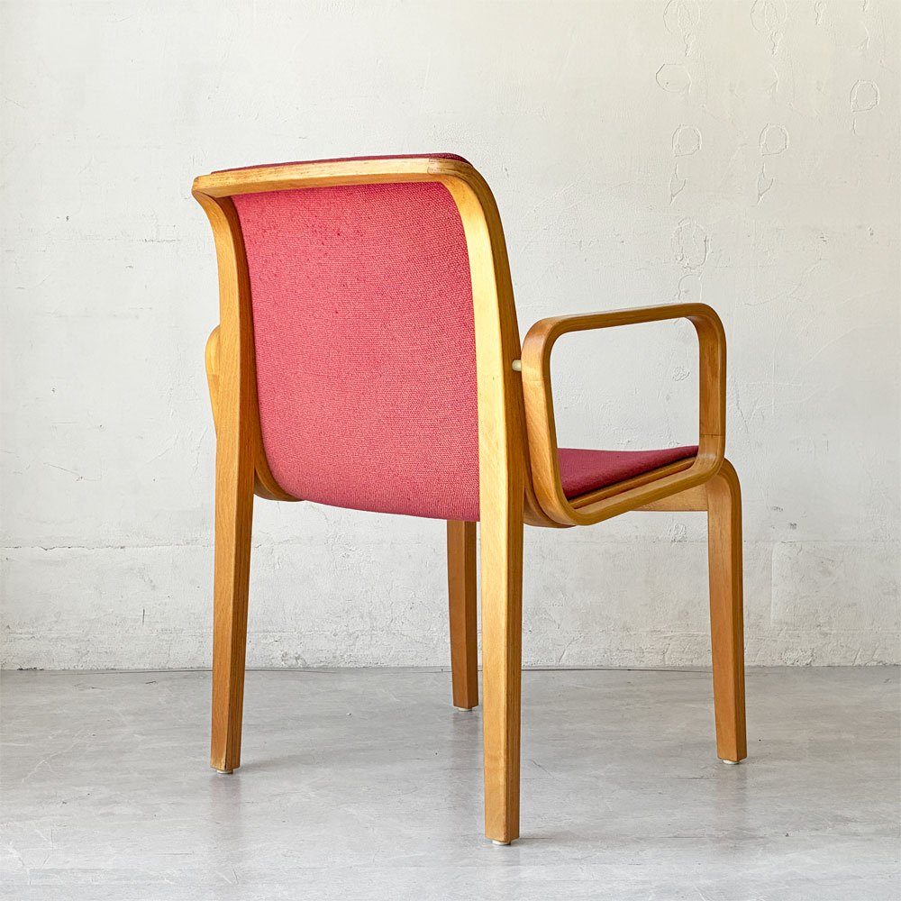 ノル Knoll 1305U アームチェア ダイニングチェア 曲木 プライウッド ビル・ステファン Bill Stephens ビンテージ ミッドセンチュリー ★