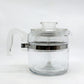 オールドパイレックス OLD PYREX コーニング社 Corning フレームウェア FLAMEWARE 7754 パーコレーター PERCOLATOR 4cup コーヒーポット ガラス 1950年～1960年代 ●