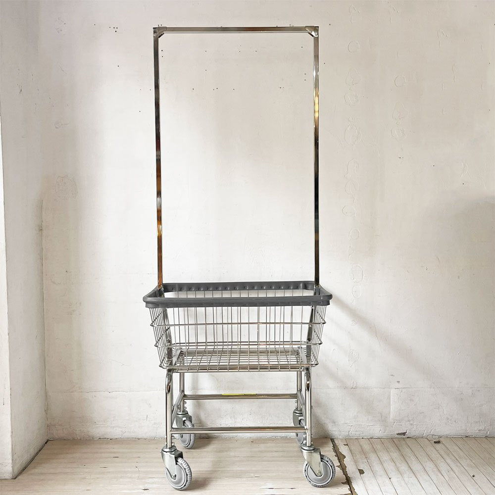 R&B ワイヤープロダクツ R&B WIRE PRODUCTS USA ランドリーカート ダブルポール パシフィックファニチャー P.F.S.取扱 定価46,200円 ★
