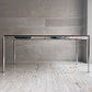 USMハラー USM Haller モジュラーファニチャー ハラーテーブル ワークデスク ダイニングテーブル W175cm パールグレーラミネート (ホワイト) 高さ調節機能付き スイス ♪
