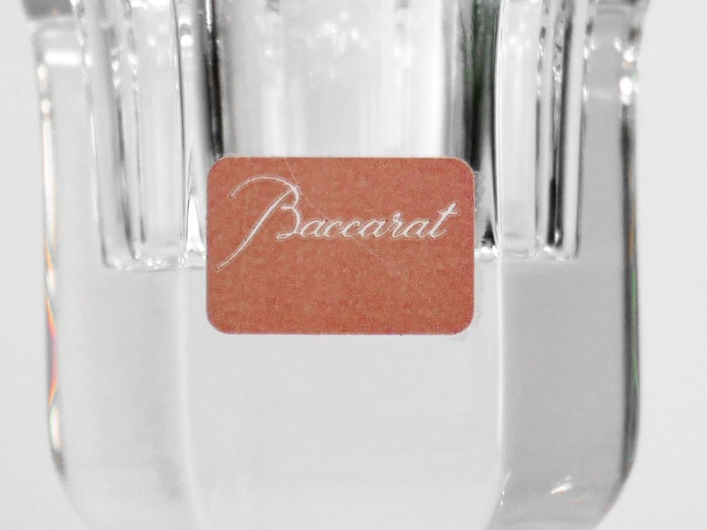 バカラ Baccarat アルクール アワーファイヤー キャンドルスティック HARCOURT OUR FIRE CANDLESTICK シルバー フィリップ・スタルク 美品 B ●