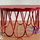ヴィトラ vitra ジラードフラワーテーブル Flower Table スモール Φ60cm レッド 箱付 アレキサンダー・ジラード ミッドセンチュリー 未使用品 〓
