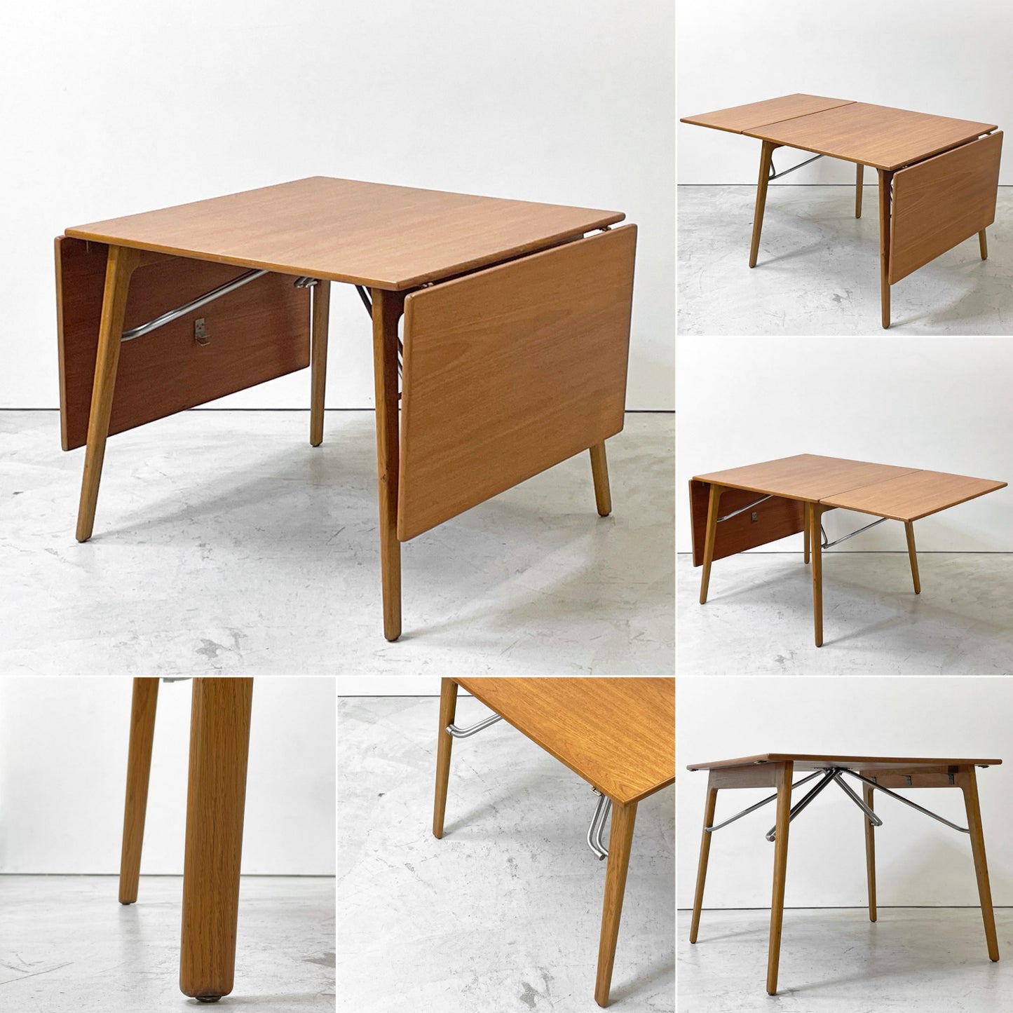 ソボーモブラー soborg mobler ダイニングテーブル バタフライテーブル model.162 チーク材 ボーエモーエンセン デンマーク 北欧ビンテージ ●