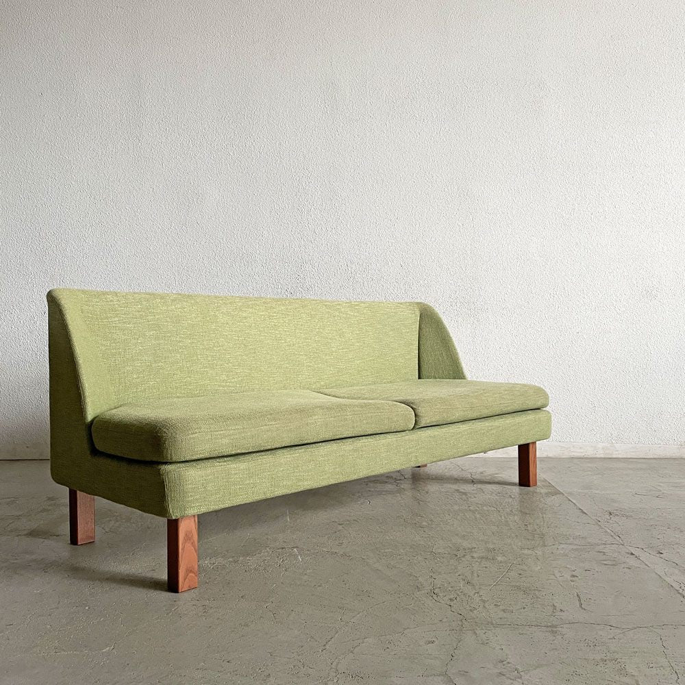 イデー IDEE シエラ SIERRA SOFA 2人掛けソファ ファブリック ライトグリーン系 アッシュ材 藤城成貴 受注生産品 定価￥239,900- 〓