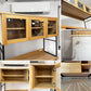 アデペシュ a.depeche スプレム キッチンボード 1200 splem kitchen board 食器棚 オーク材 W122 参考価格173,800円 ◎