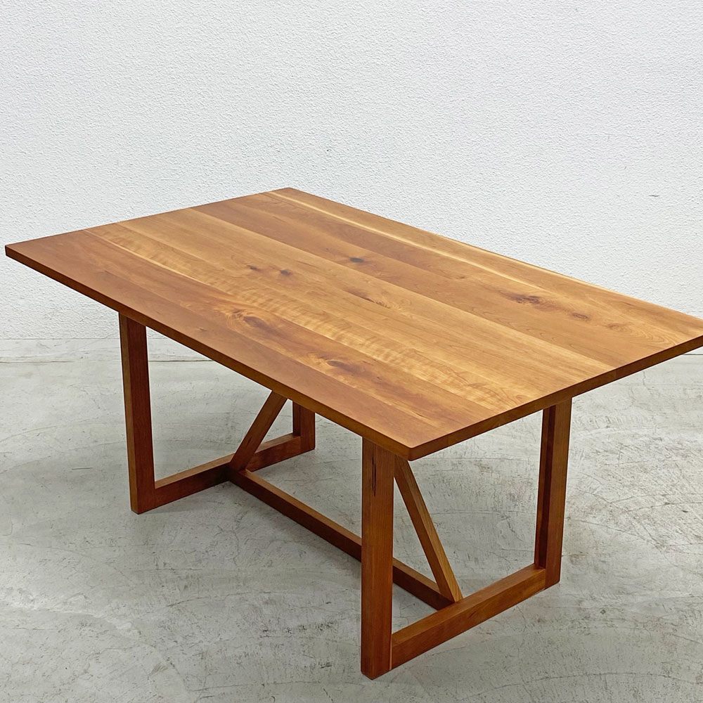 広松木工 コルニーチェ CORNICE LDテーブル チェリー材 W140cm リビングダイニング ナチュラルモダン ●