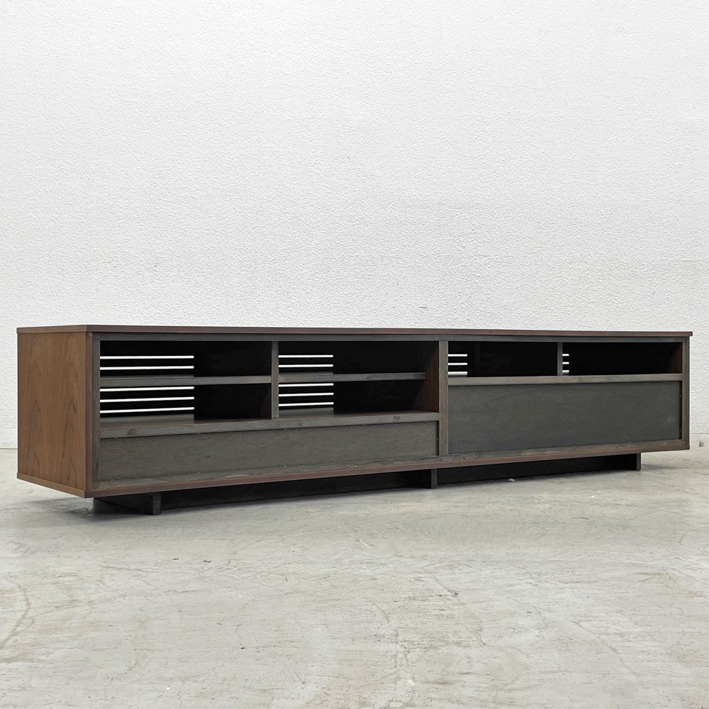 広松木工 hiromatsu ベラクレッパ VERA CREPA テレビボード AVボード W200cm ウォールナット スリット〓