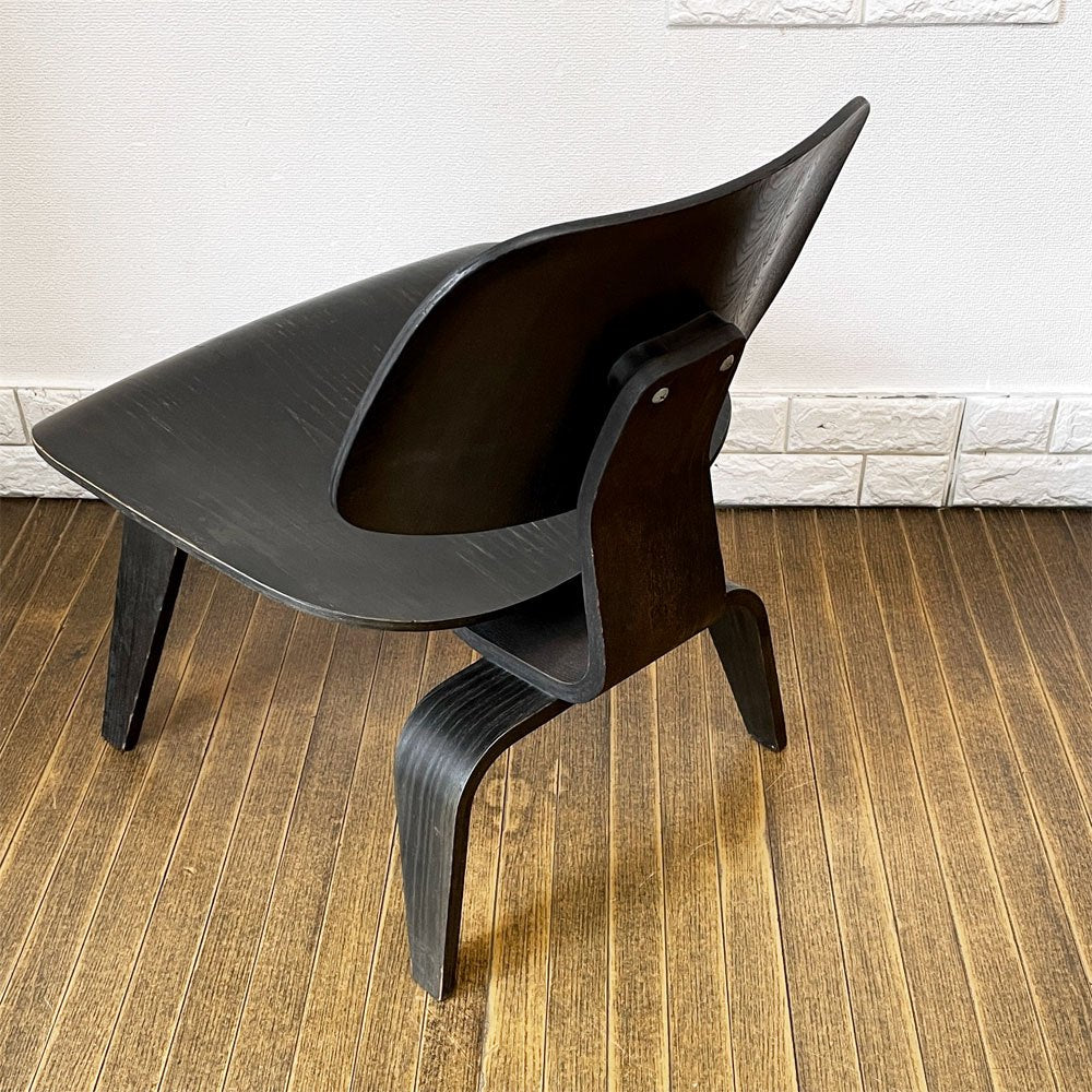 ハーマンミラー Herman Miller プライウッドラウンジチェア LCW ウッドレッグ 楕円形マウント 1950s ビンテージ C&R イームズ ミッドセンチュリー ◎
