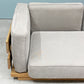 モモナチュラル Momo Natural エヌボックス ソファ N.BOX SOFA 2.5P ONE ARM オーク材 片アーム ローソファ ◎