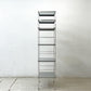 無印良品 MUJI ステンレスユニットシェルフ 棚板×6枚 W57cm H175.5cm 収納家具 ●
