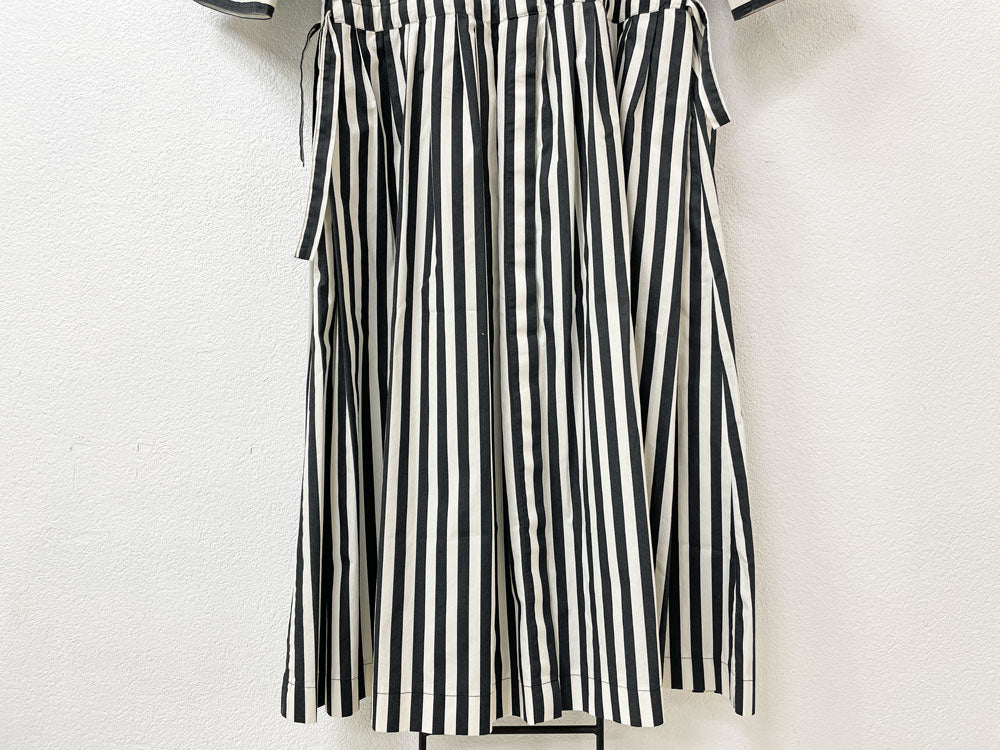 マリメッコ marimekko タサライタ ストライプ シャツワンピース Tasaraita Striped Shirt Dress 34サイズ Annika Rimala フィンランド 美品 ●