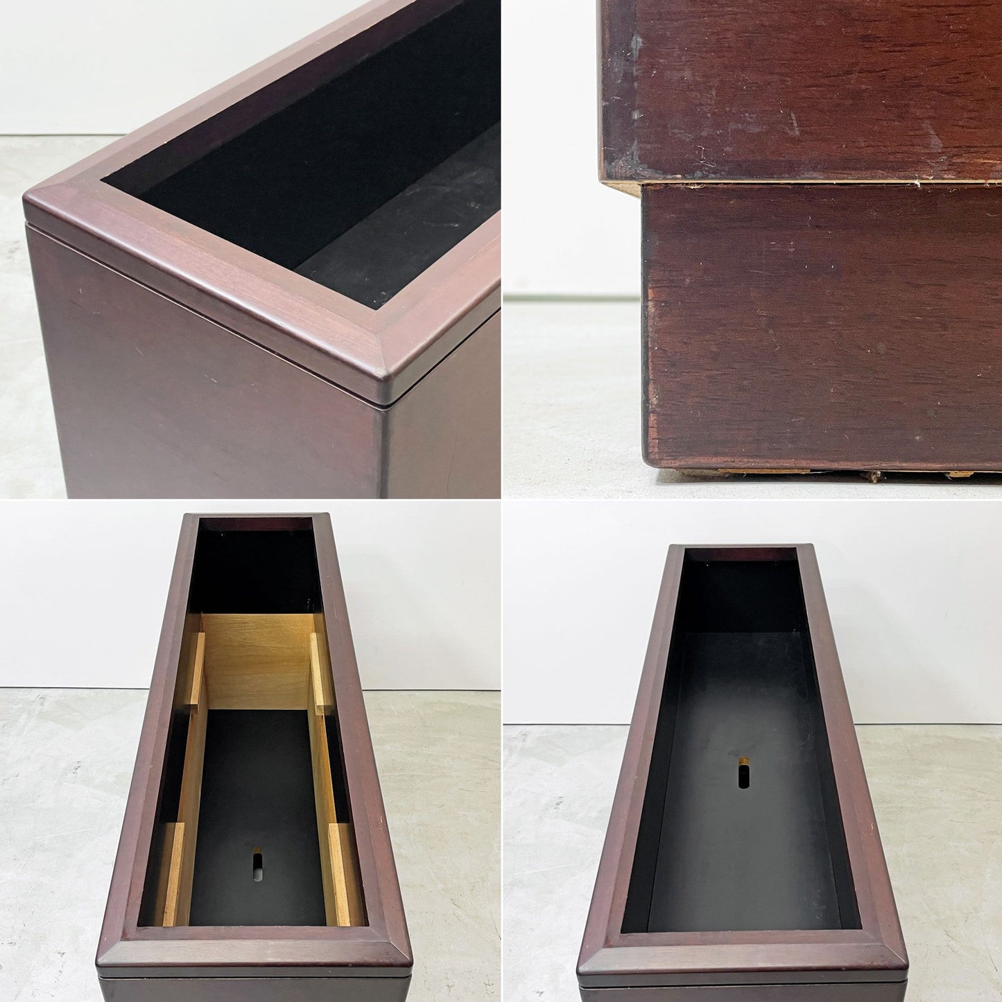 IDC大塚家具 OTSUKA プランターボックス フラワースタンド 間仕切り W120cm シンプルデザイン ●
