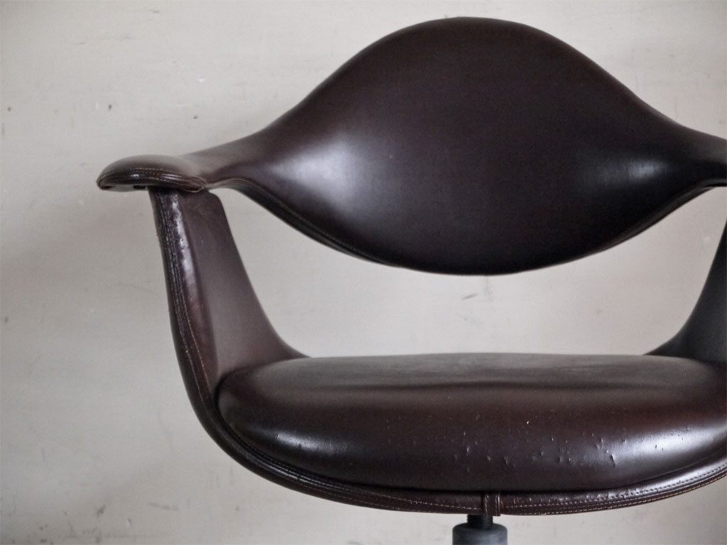 ICF ・ De Padova ビンテージ DAF SWIVEL CHAIR コントラクトベース ジョージネルソン George Nelson 初期モデル 希少 60’s ■