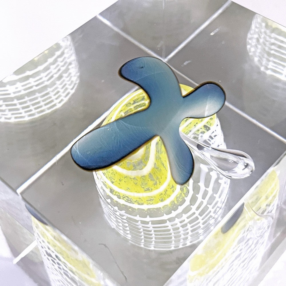 ヌータヤルヴィ Nuutajarvi イッタラ iittala アニュアルキューブ Annual Cube 1986 オイバ・トイッカ 1005/2000 北欧雑貨 ビンテージ 希少 ■