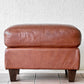 イデー IDEE リラ オットマン RIRA OTTOMAN フットスツール オットマン 本革 レザー ナラ材 ブラウン系 W60cm  ◇