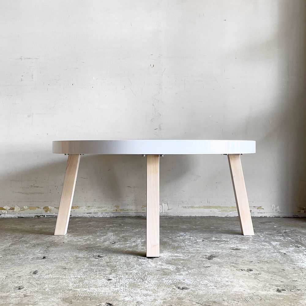 フランフラン Francfranc FHU コーヒーテーブル センターテーブル ローテーブル ラウンド Φ85cm ナチュラルデザイン ■