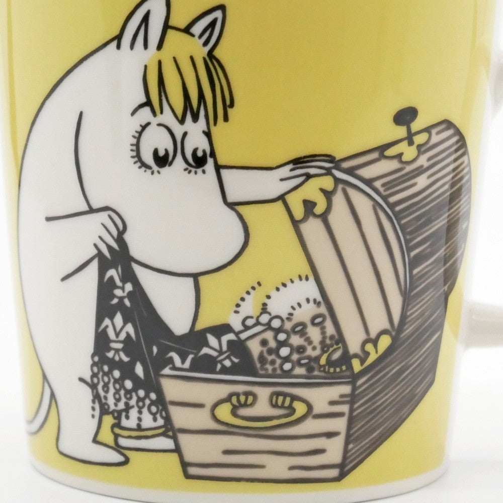 アラビア ARABIA ムーミンマグ MOOMIN スノークのお嬢さん フローレン イエロー 廃番 フィンランド 北欧食器 ●