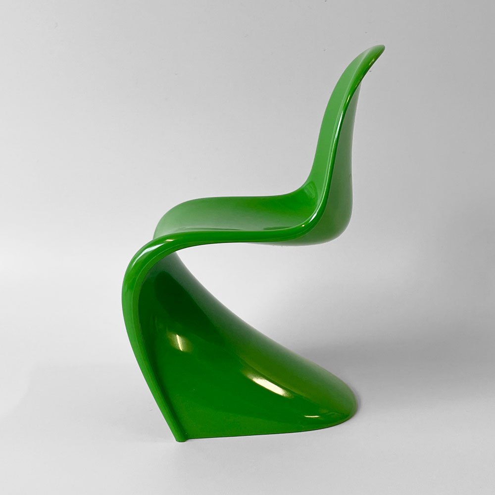 ヴィトラ デザインミュージアム Vitra Design Museum ミニチュアコレクション パントンチェア 1/6スケール 限定カラー グリーン 箱付き ◇