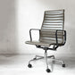 ハーマンミラー Herman Miller アルミナムグループ エグゼクティブチェア 50周年記念 ハイバック レザーシート 本革 ブラウン 5本脚 C&Rイームズ ミッドセンチュリー 希少 ★
