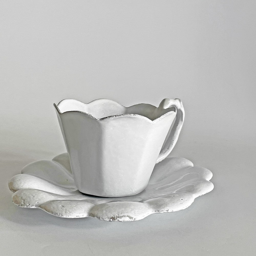 アスティエ・ド・ヴィラット Astier de Villatte マーガレット Marguerite チョコレートカップ＆ソーサー C&S 陶器 フランス 合計定価￥47,960- ■