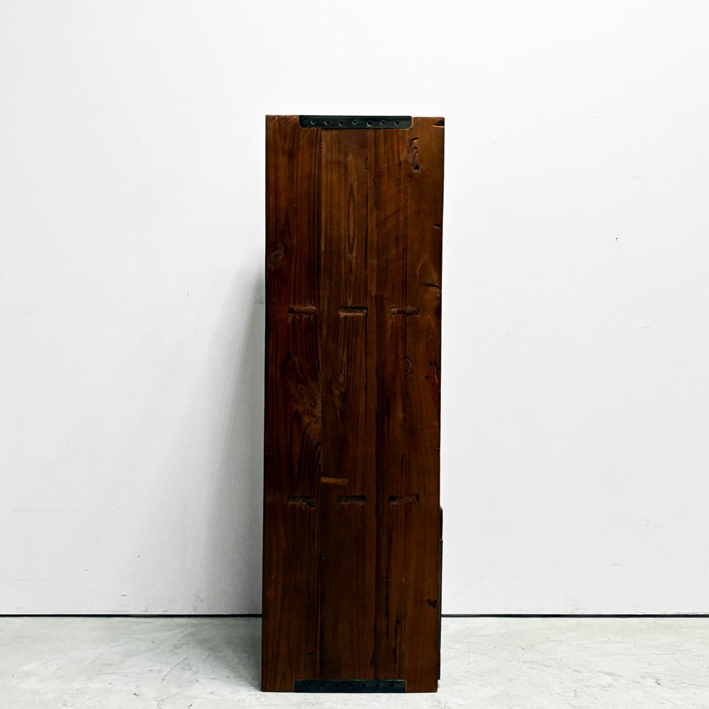 アクメ ファニチャー ACME Furniture トロイ TROY オープンシェルフ 3段 Lサイズ + トロイボックス TROY BOX L 収納 木箱 ボックス 1個セット チーク古材 インダストリアル 合計定価￥42,625- ●