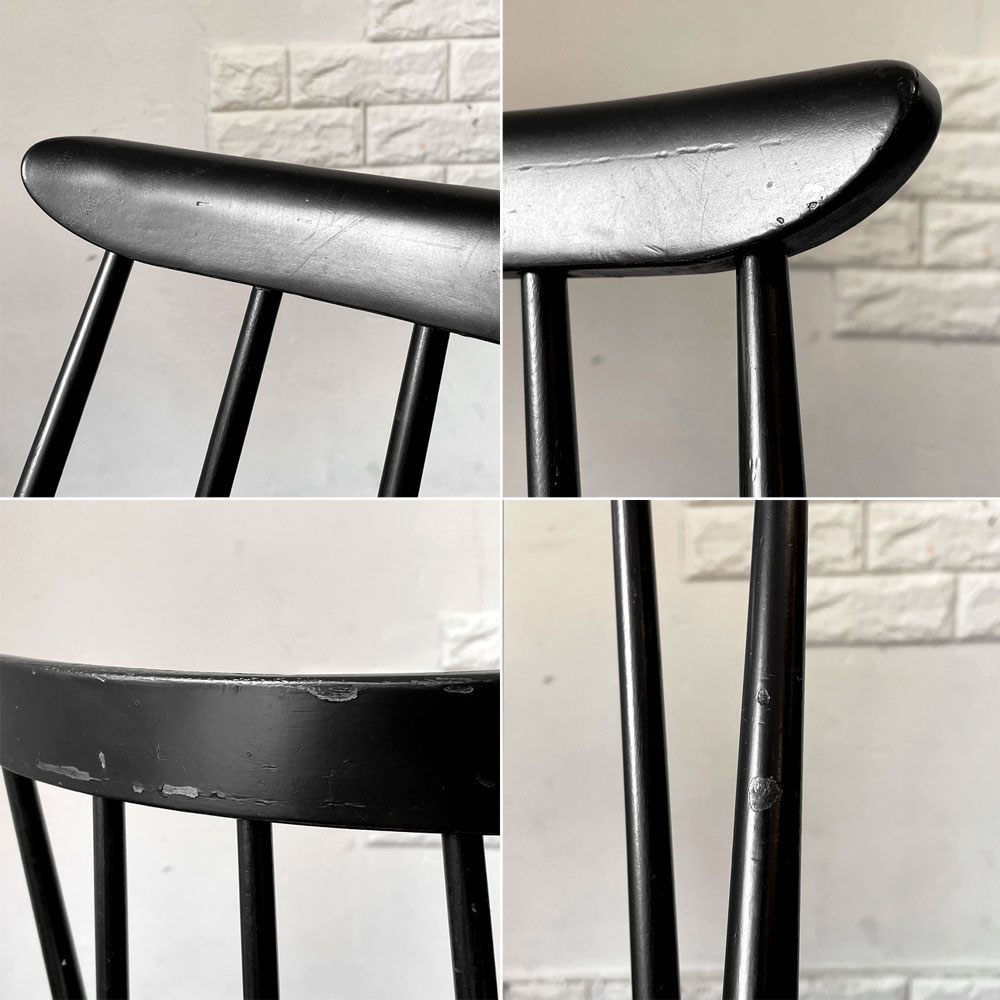 アスコ ASKO ファネットチェア Fanett chair イルマリ・タピオヴァーラ ダイニングチェア チーク材 50～60年代 フィンランド製 北欧ビンテージ 名作 ◎