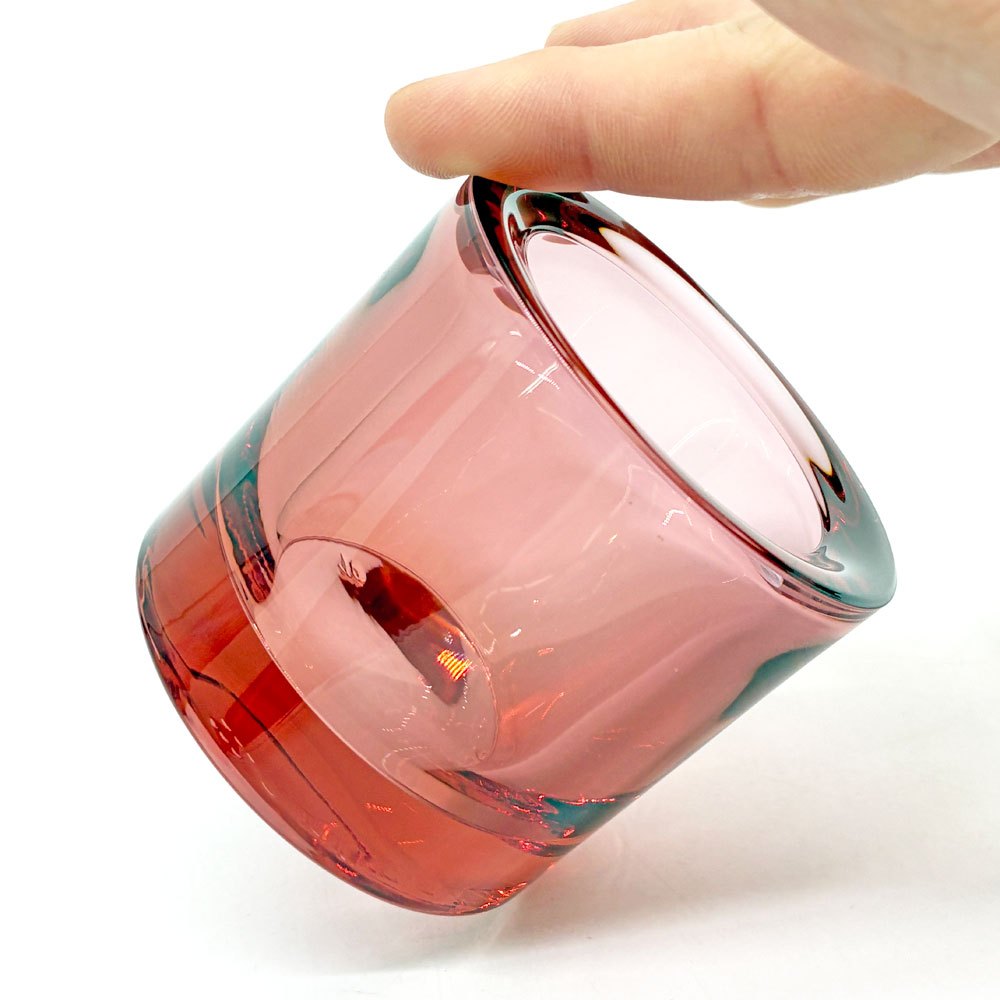 イッタラ iittala マリメッコ marimekko キビ kivi キャンドルホルダー レッドガーネット 60mm ヘイッキ・オルヴォラ フィンランド ●
