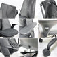 ハーマンミラー HermanMiller セイルチェア SAYL Chair デスクチェア ブラック サスペンションミドルバック アジャスタブルアーム キャスター付 イヴ・ベアール ●