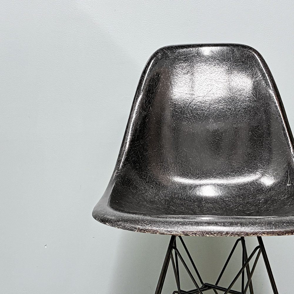 ハーマンミラー Herman Miller サイドシェルチェア セカンド 2nd FRP ブラック エッフェルベース イームズ ビンテージ ミッドセンチュリー ◎