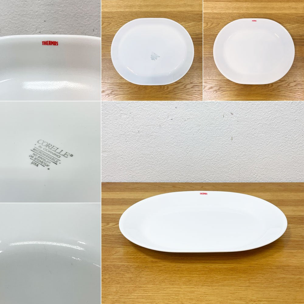 サーモス THERMOS FIELD THERMOSシリーズ ディナーセット RKC-001 4人用 コレール CORELLE キャンプ アウトドア用品 90年代 希少 箱付き 未使用品 ●