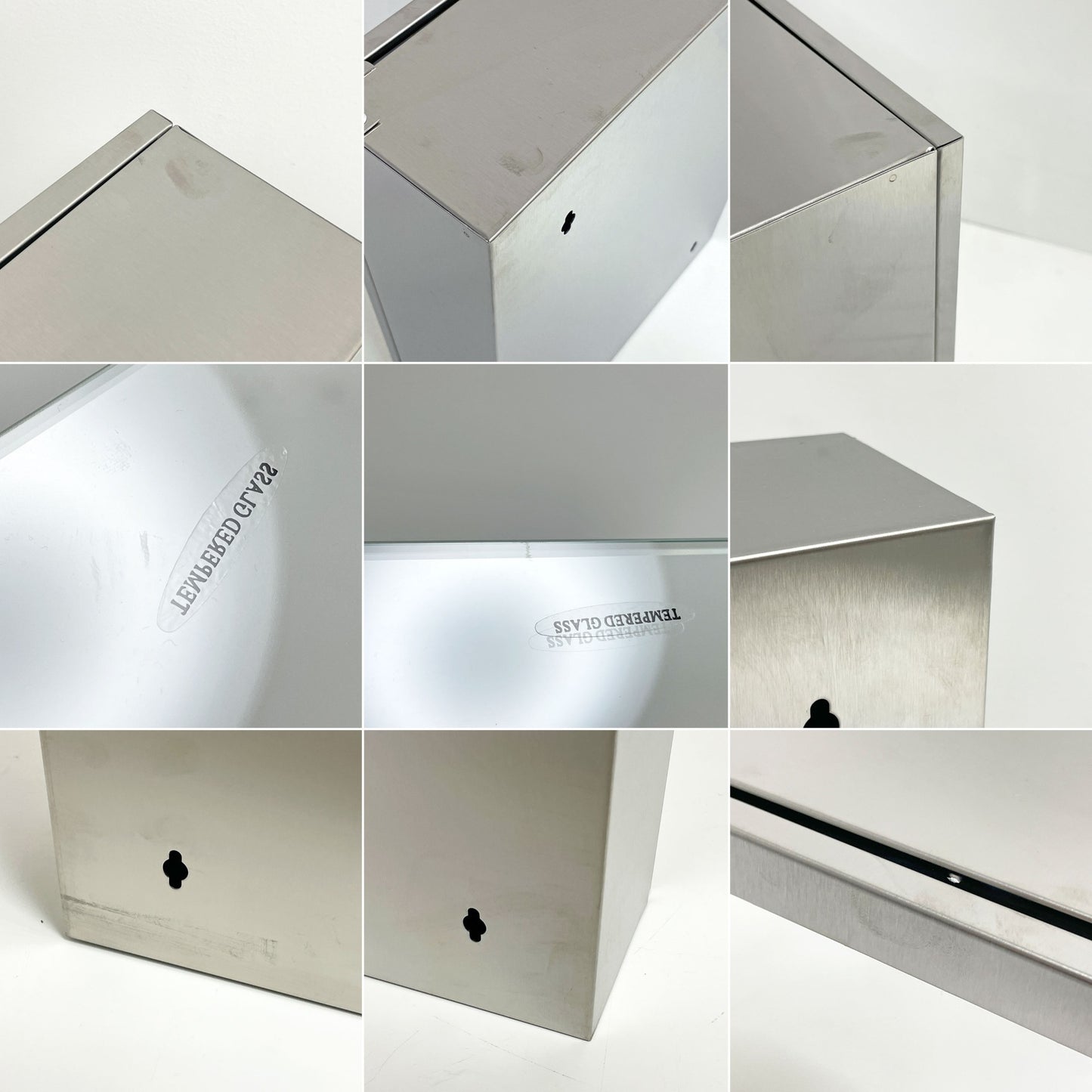 ディティール Detail inc. アナハイム AIANAheim メディシンキャビネット Medicine Cabinet スモール ミラー ステンレス製 壁付け キャビネット 元箱付き ●