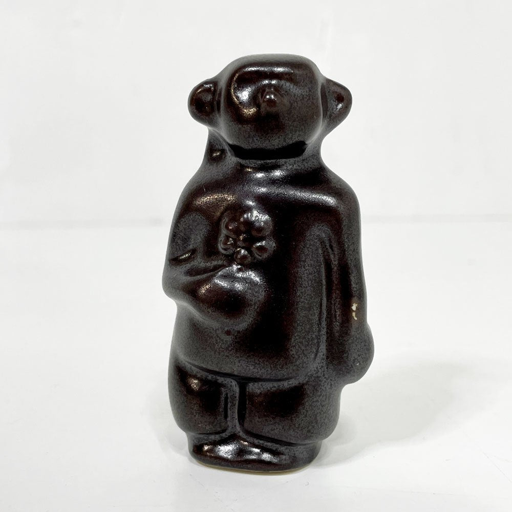 オーケ・ホルム Ake Holm クーラ Kulla トロール Troll オブジェ フィギュリン H8cm 陶器 スウェーデン ビンテージ B ●